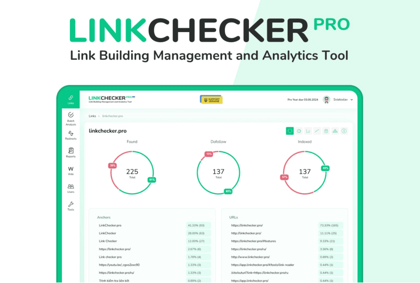 Linkchecker SEO tool for link buildiers